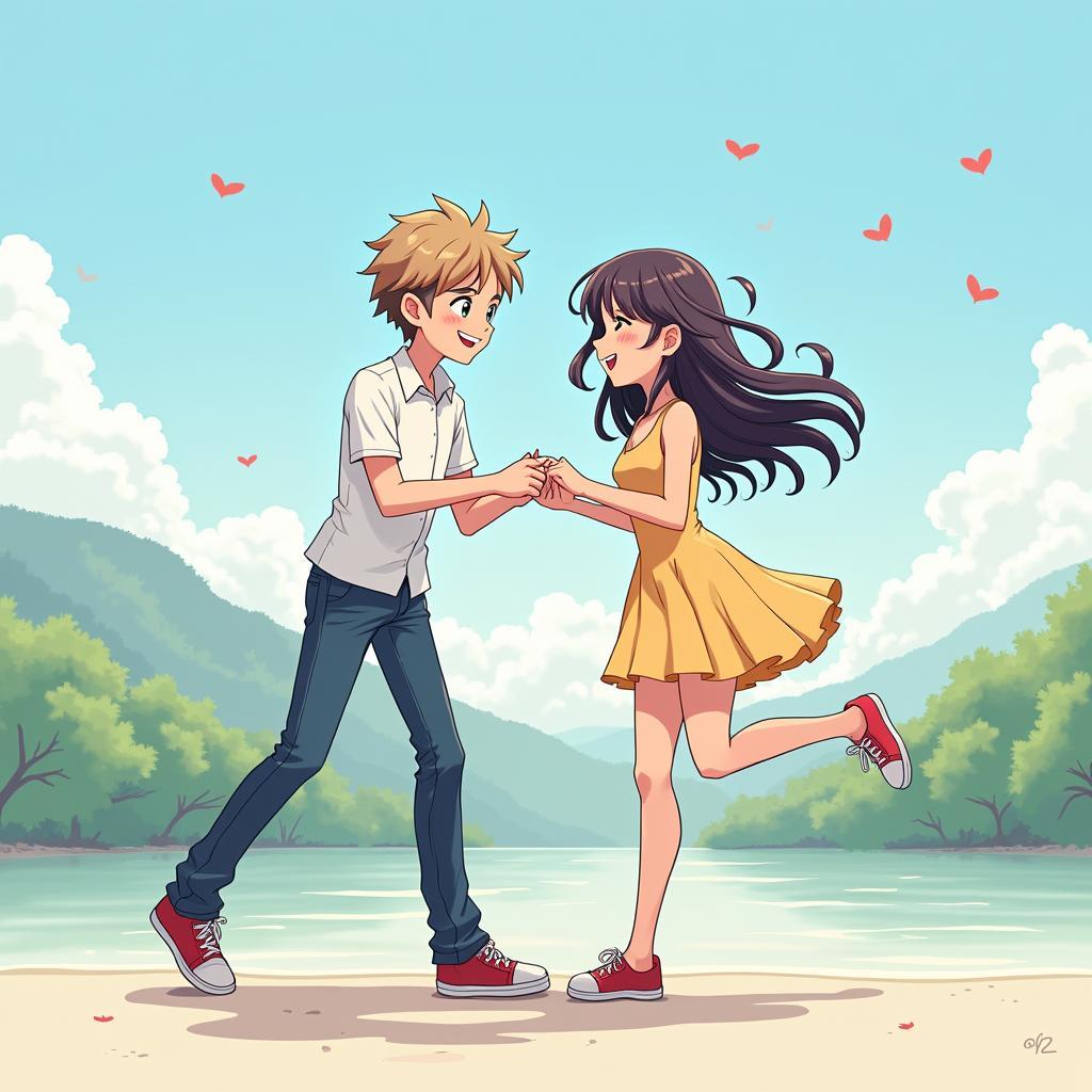 Hinh anh anime cap dep voi bo cuc ngang thich hop lam anh bia facebook zalo