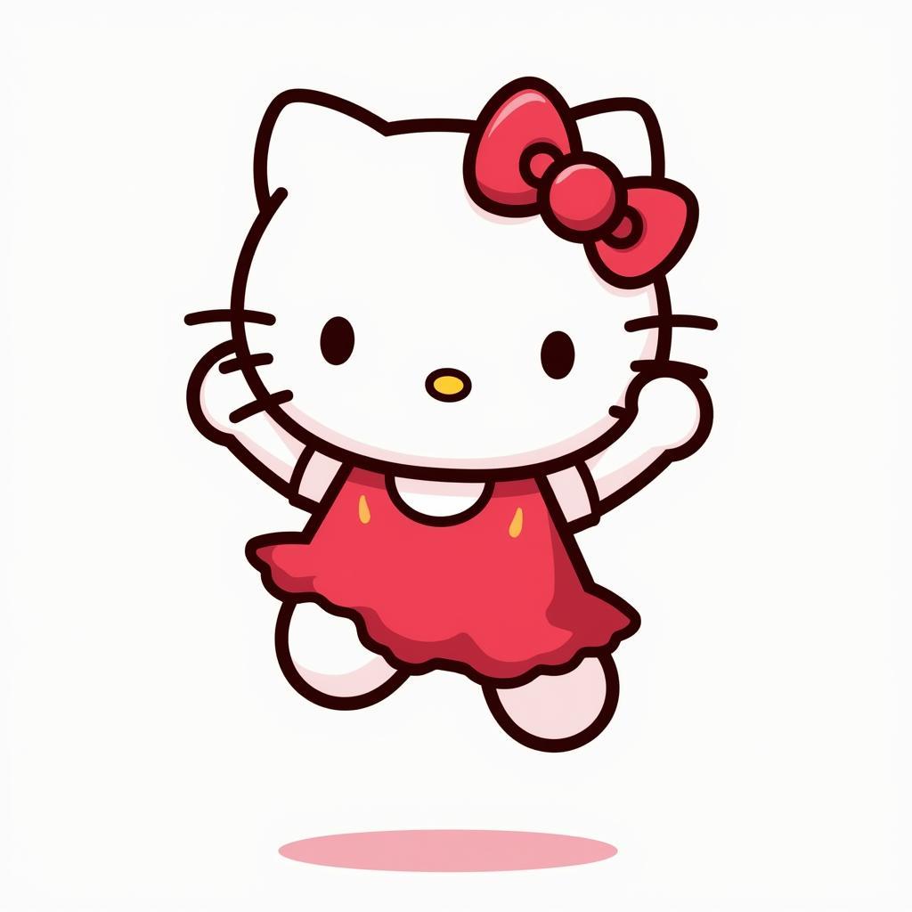 Hinh anh hello kitty sieu de thuong phong cach chibi