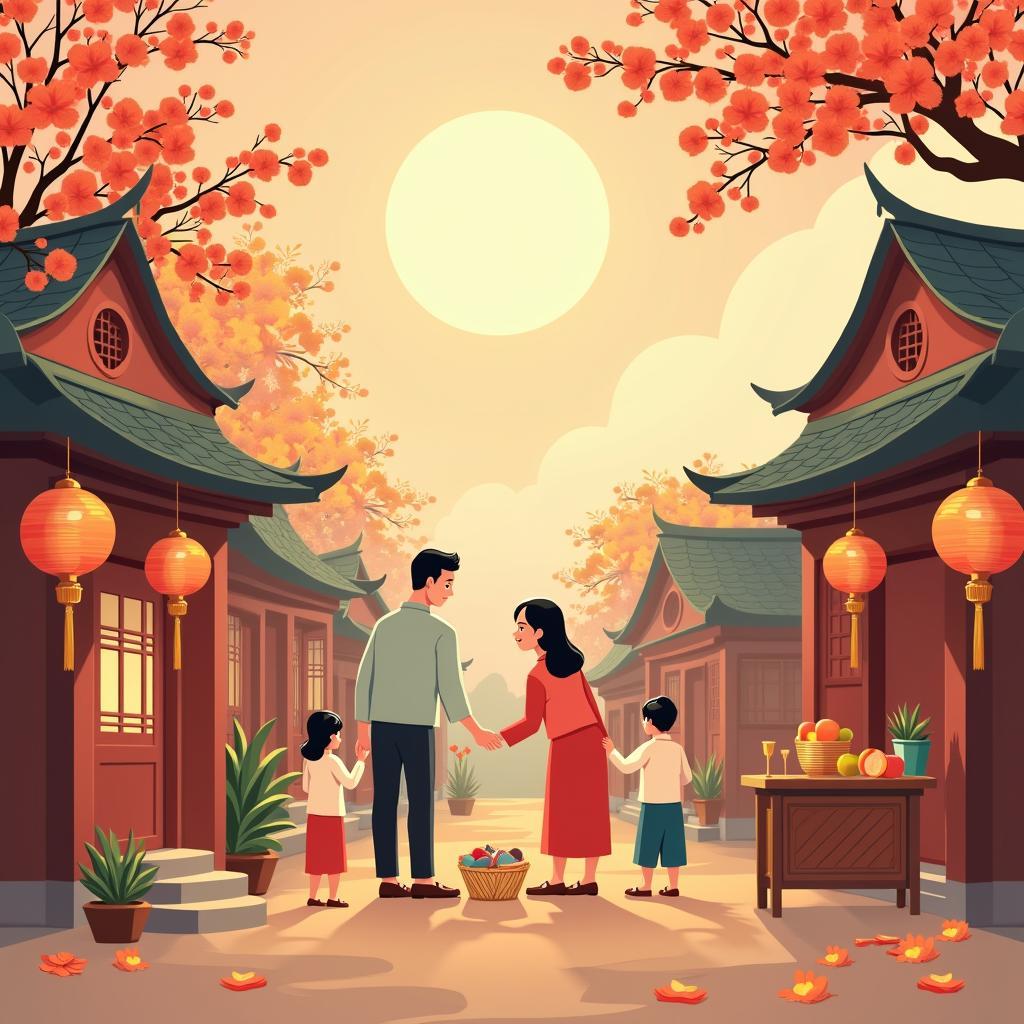 Hinh anh ngay Tet am cung o lang que Viet Nam
