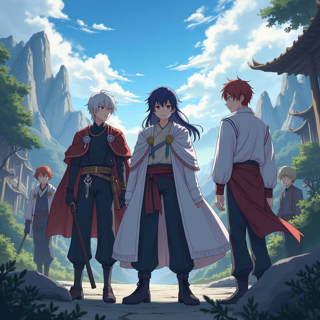 Hinh nen anime nam cho may tinh do phan giai 4K cuc dep va an tuong