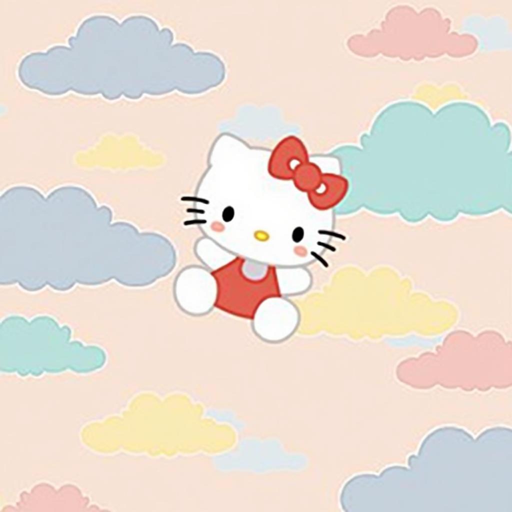 Hinh nen hello kitty doc dao cho dien thoai