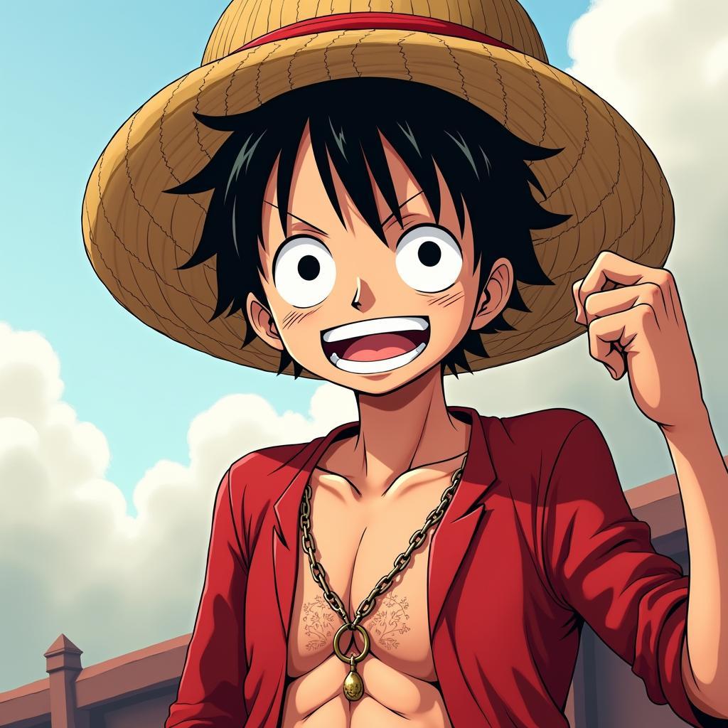 Ảnh nền Luffy 4K cực nét cho máy tính độ phân giải cao