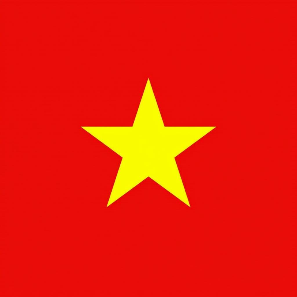 Hình ảnh vector lá cờ Việt Nam chuẩn, dễ dàng chỉnh sửa kích thước